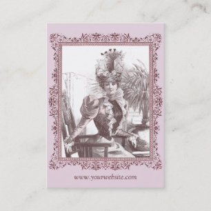 Art Nouveau Diva - Gorgeous Vintage Business Cards