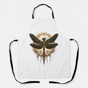 Art Nouveau Dragonfly Elegant Steampunk Apron