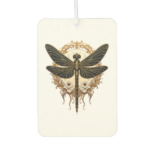 Art Nouveau Dragonfly Elegant Steampunk Car Air Freshener
