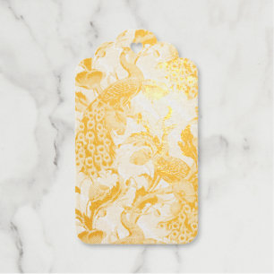 Art Nouveau Elegance: Sidewall, The Peacock, 1896 Gift Tags