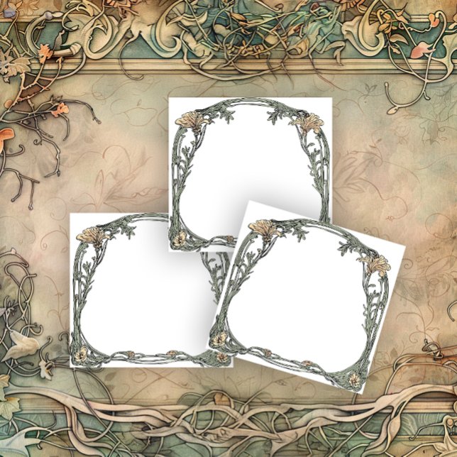 Art Nouveau Enchanting Post-it Notes (Creator Uploaded)