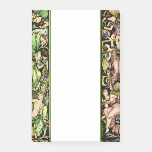 Art Nouveau fairy illustration Post-it Notes