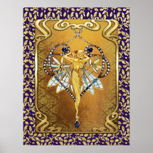 Art Nouveau (Fairy) Poster