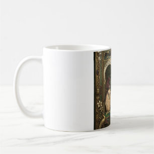 Art Nouveau Falcon - Bird of Prey Falconry Coffee Mug