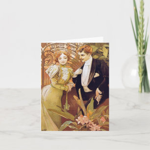 Art Nouveau Flirt Card