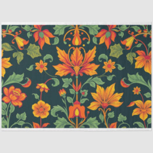 Art Nouveau Floral Decoupage Tissue Paper