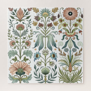 Art Nouveau Floral Design 402 flowers Jigsaw Puzzle