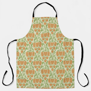 Art Nouveau: Floral Elegance Apron
