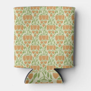 Art Nouveau: Floral Elegance Can Cooler