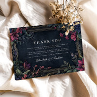 Art Nouveau Floral Halloween Wedding 