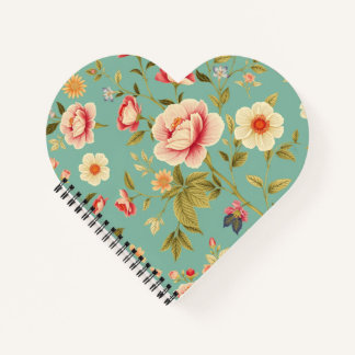 Art Nouveau Floral - Live life in full bloom Notebook