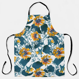 Art Nouveau, floral pattern. Apron