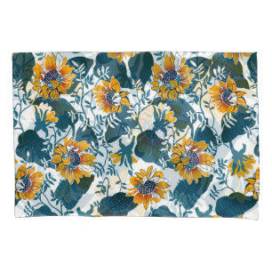 Art Nouveau, floral pattern. Pillowcase