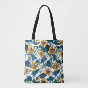 Art Nouveau, floral pattern. Tote Bag