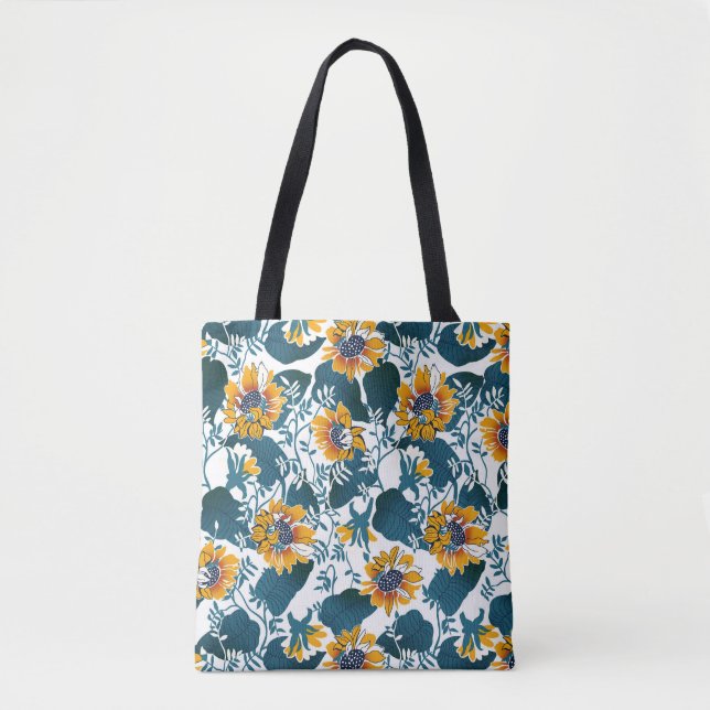 Art Nouveau, floral pattern. Tote Bag (Front)