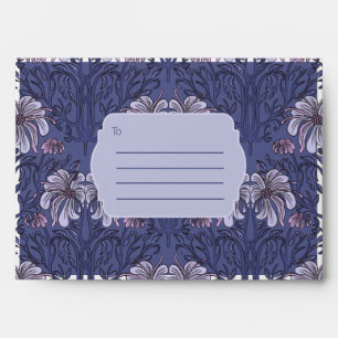 Art Nouveau floral - Wedding Invitation Envelope