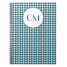 Art Nouveau Flowers in Blue