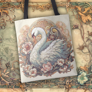 Art Nouveau Flowing Lines of Beauty Tote Bag