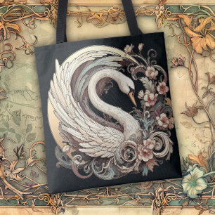 Art Nouveau Flowing Lines of Beauty Tote Bag