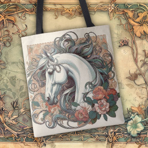 Art Nouveau Flowing Lines of Beauty Tote Bag