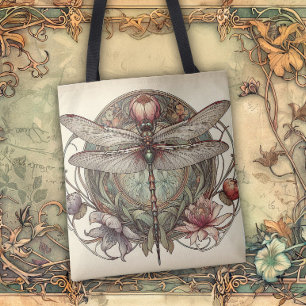 Art Nouveau Flowing Lines of Beauty Tote Bag