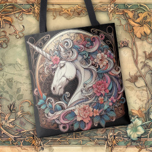 Art Nouveau Flowing Lines of Beauty Tote Bag