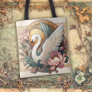 Art Nouveau Flowing Lines of Beauty Tote Bag