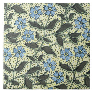 Art Nouveau Forget-me-not Tile