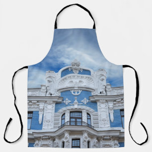 Art Nouveau Fragment: Riga's Architectural Detail Apron