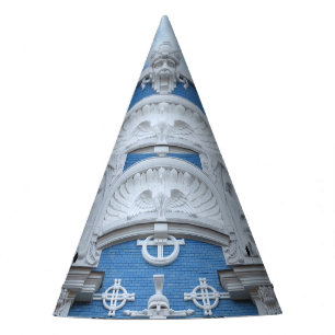 Art Nouveau Fragment: Riga's Architectural Detail Party Hat