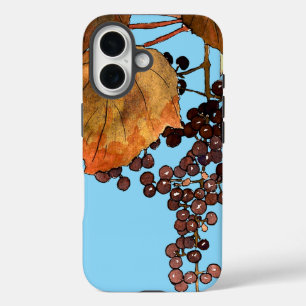 Art Nouveau Frost Grapes iPhone 16 Case