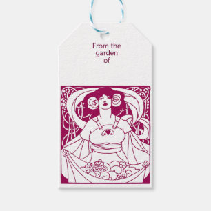 Art Nouveau Garden Label