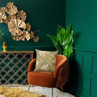 Art Nouveau Garden Muse Design Cushion