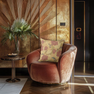 Art Nouveau Garden Muse Design Cushion