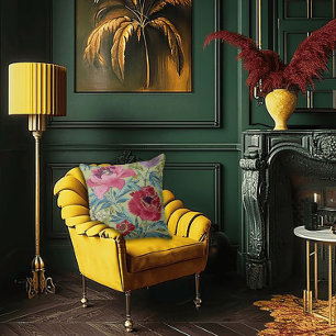 Art Nouveau Garden Muse Design Cushion