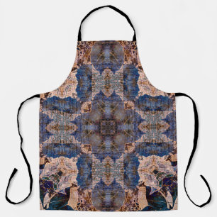 art nouveau geometric ornamental vintage pattern i apron