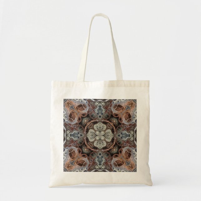 Art nouveau geometric vintage pattern  tote bag (Front)