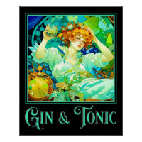 Art Nouveau Gin & Tonic