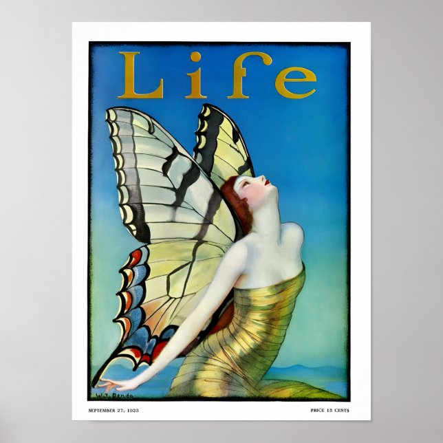 Art nouveau girl  poster (Front)