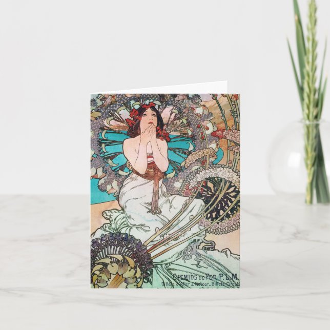 Art Nouveau Goddess Card (Front)