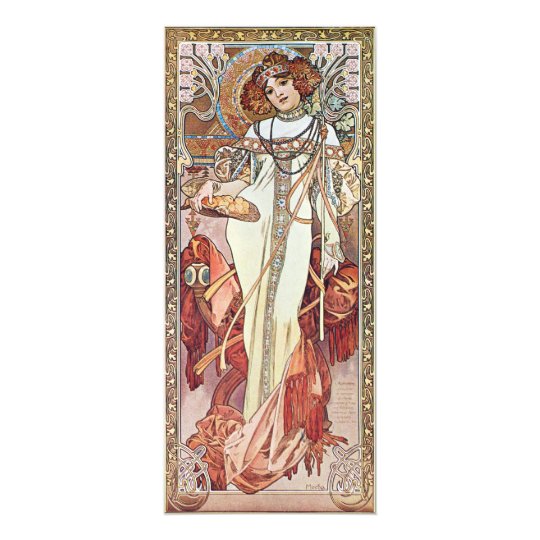 Art Nouveau Goddess Card
