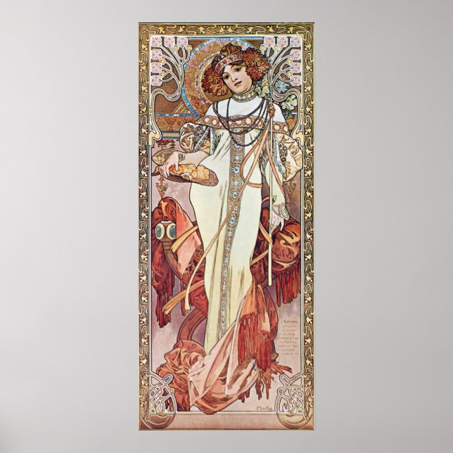 Art Nouveau Goddess Poster (Front)