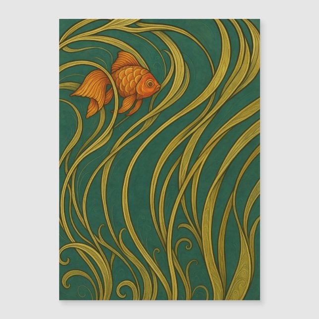 Art Nouveau Goldfish  (Front)