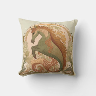 Art Nouveau - Hippocampus Cushion