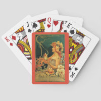 Art nouveau hot chocolate floral advertisement