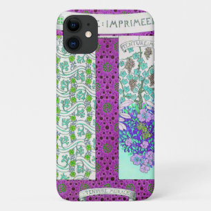 Art nouveau joseph binet Grapevine floral  iPhone 11 Case