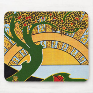 Art Nouveau - La Libre Esthetique by Combaz Mouse Pad