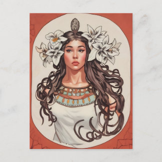 Art Nouveau La Princesse Lointaine Card