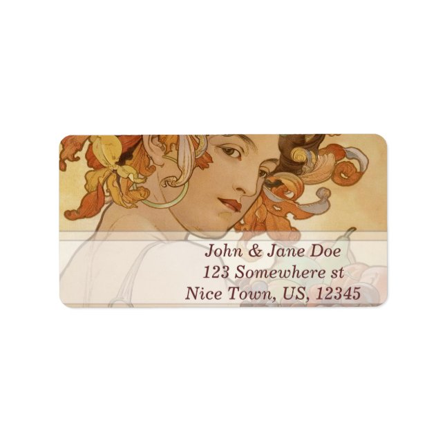 Art Nouveau Label (Front)