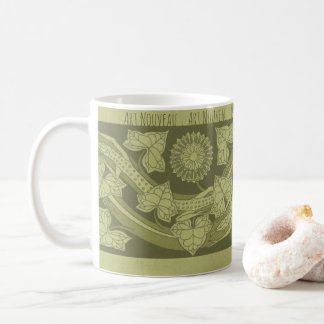 Art Nouveau Leaves & Lizards Coffee Mug